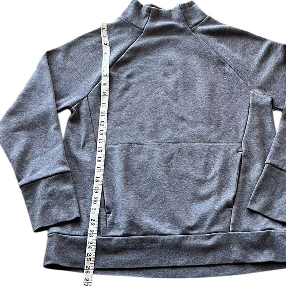 Fabletics Women’s Gray Turtleneck Sweatshirt, Size M - Picture 4 of 6